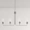 Hello Honey® Robert Stevenson Lighting Holden Metal & Glass 4-Light Linear Chandelier